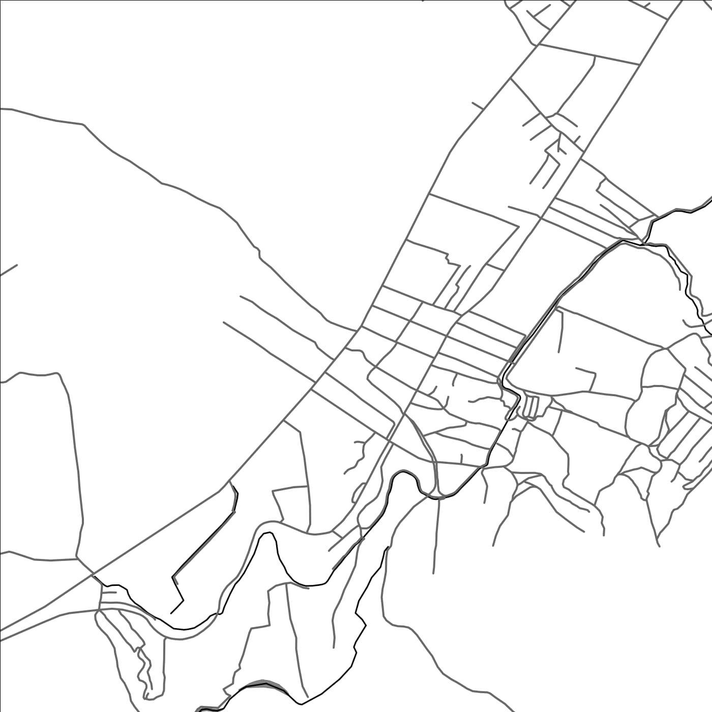 ROAD MAP OF LOHUR, TAJIKISTAN BY MAPBAKES