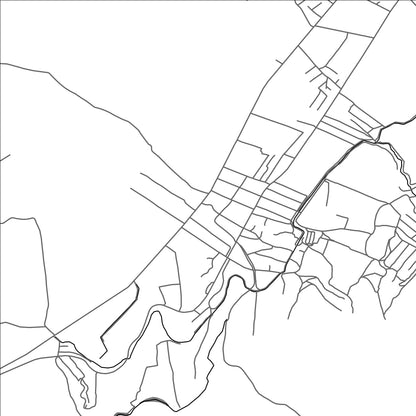 ROAD MAP OF LOHUR, TAJIKISTAN BY MAPBAKES