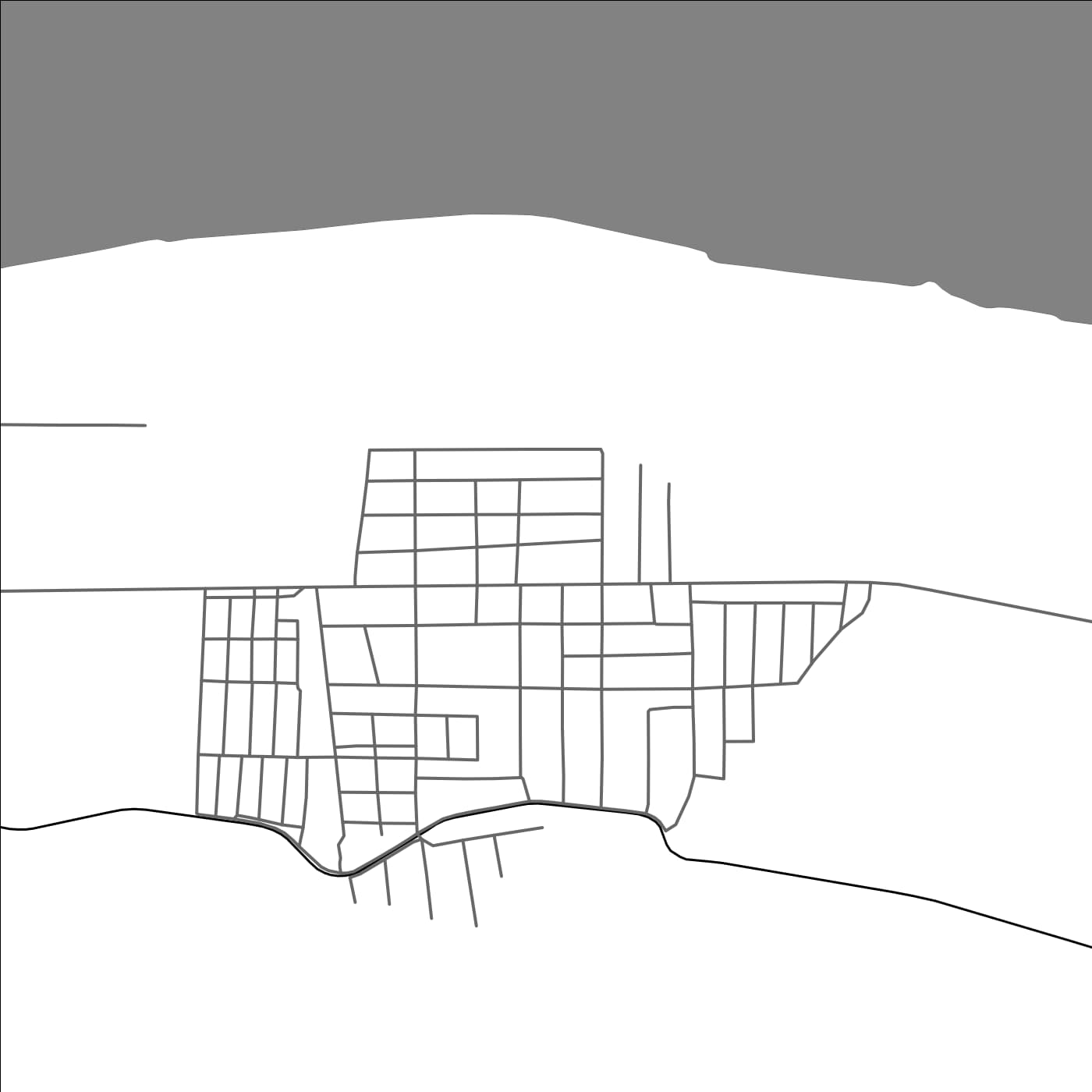 ROAD MAP OF LOHUTI, TAJIKISTAN BY MAPBAKES