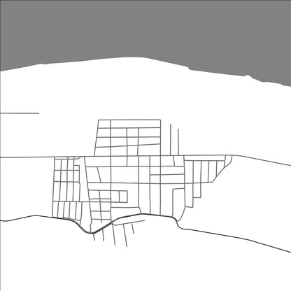 ROAD MAP OF LOHUTI, TAJIKISTAN BY MAPBAKES