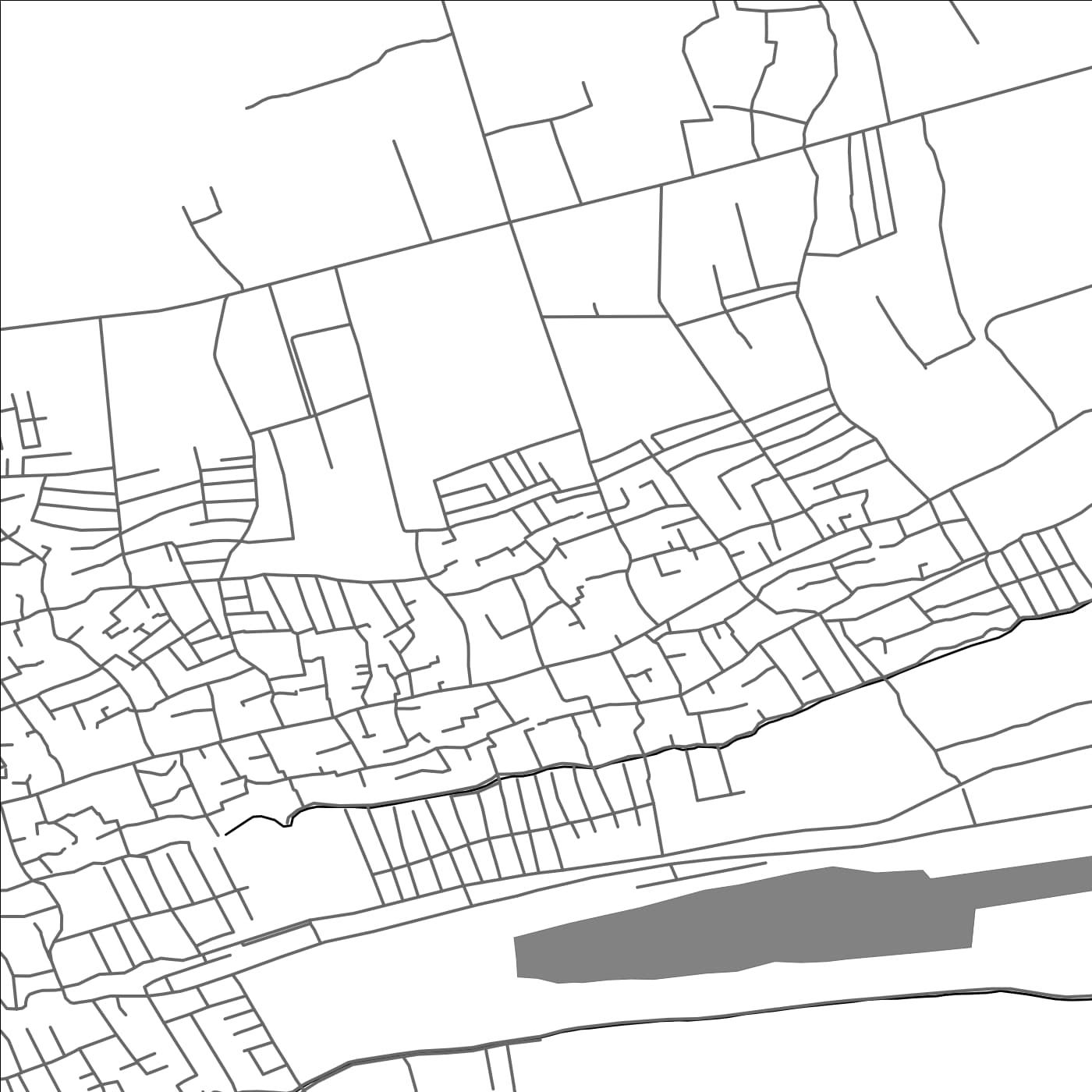 ROAD MAP OF NAVGILEM, TAJIKISTAN BY MAPBAKES