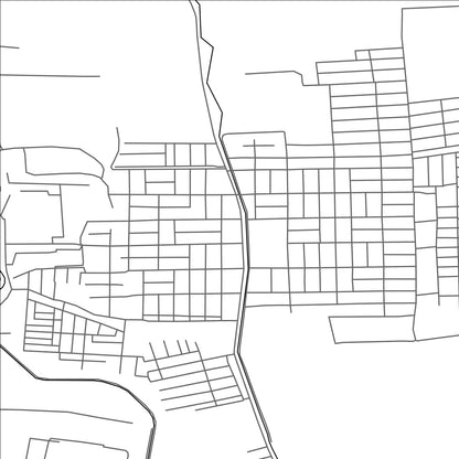 ROAD MAP OF OBBURDON, TAJIKISTAN BY MAPBAKES