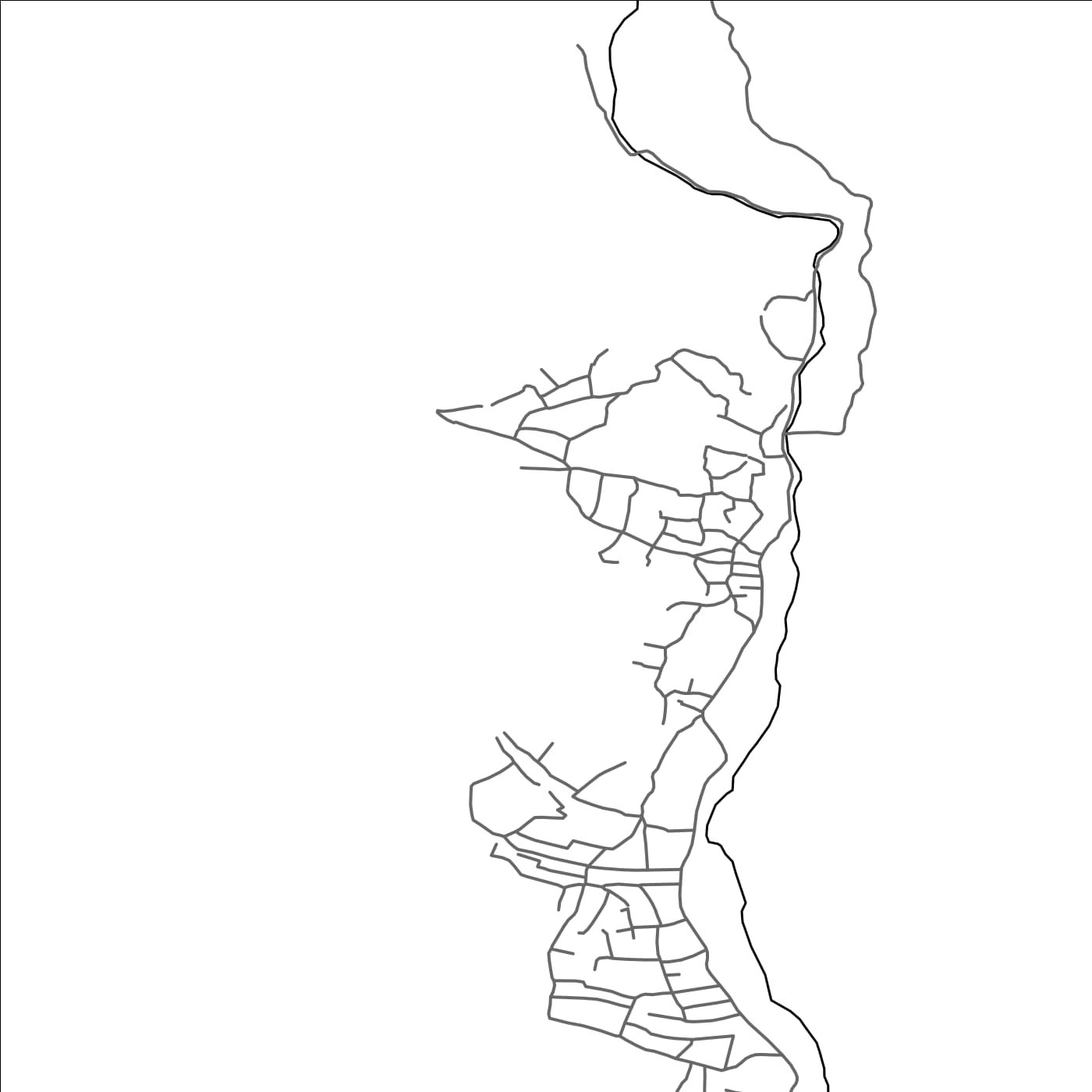 ROAD MAP OF PONGOZ, TAJIKISTAN BY MAPBAKES