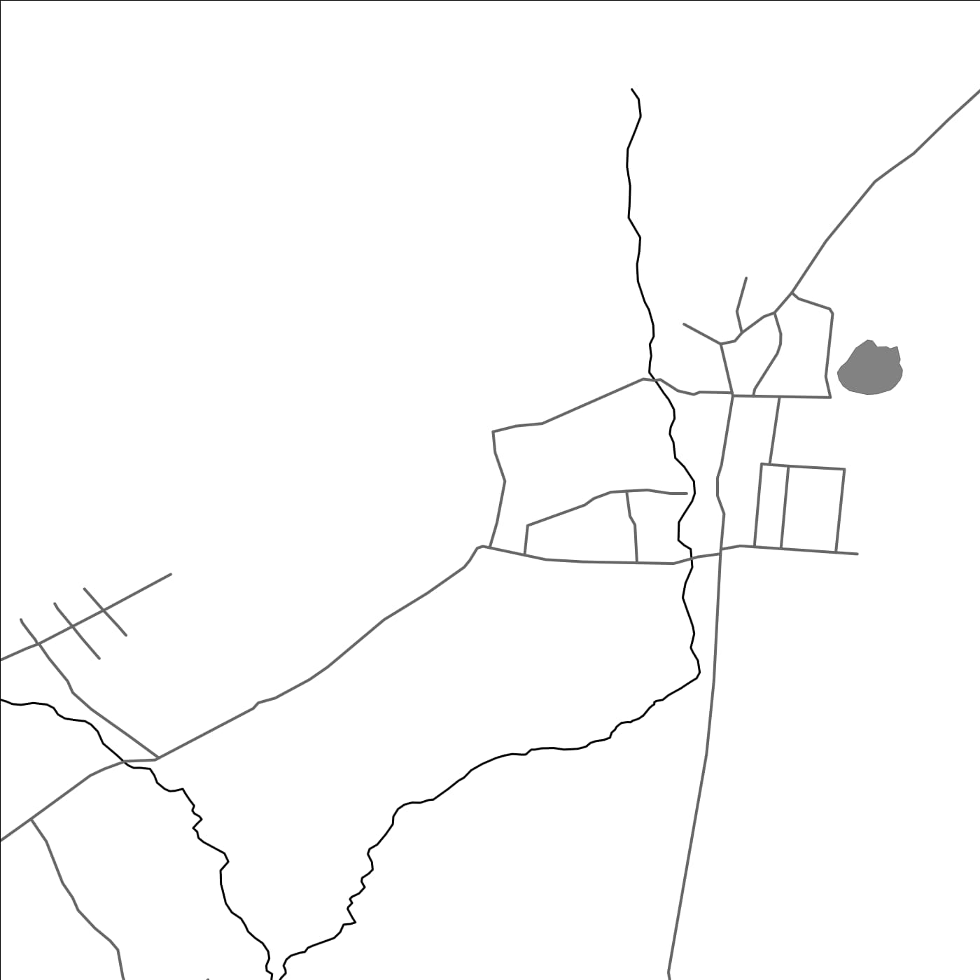 ROAD MAP OF PUSHING, TAJIKISTAN BY MAPBAKES