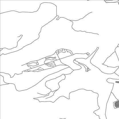 ROAD MAP OF ROGHUN, TAJIKISTAN BY MAPBAKES