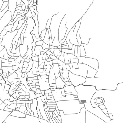 ROAD MAP OF ROKHATY, TAJIKISTAN BY MAPBAKES