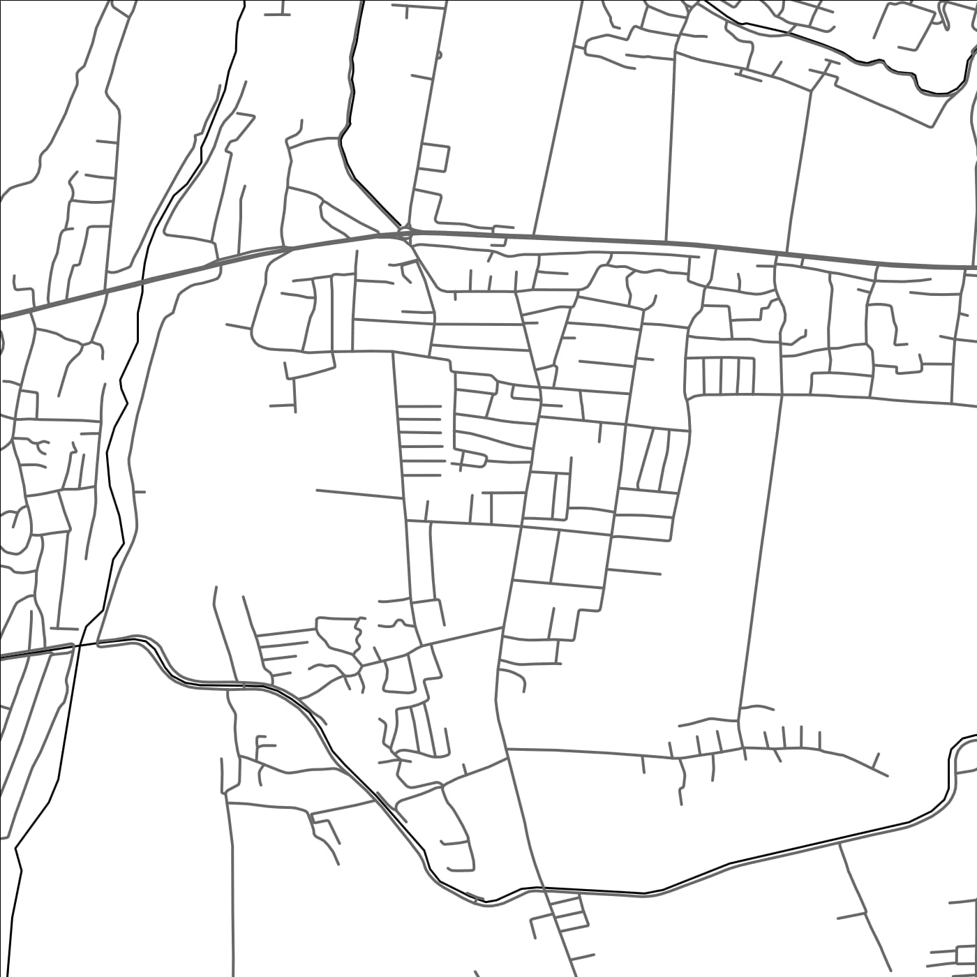 ROAD MAP OF SHAHRINAV, TAJIKISTAN BY MAPBAKES