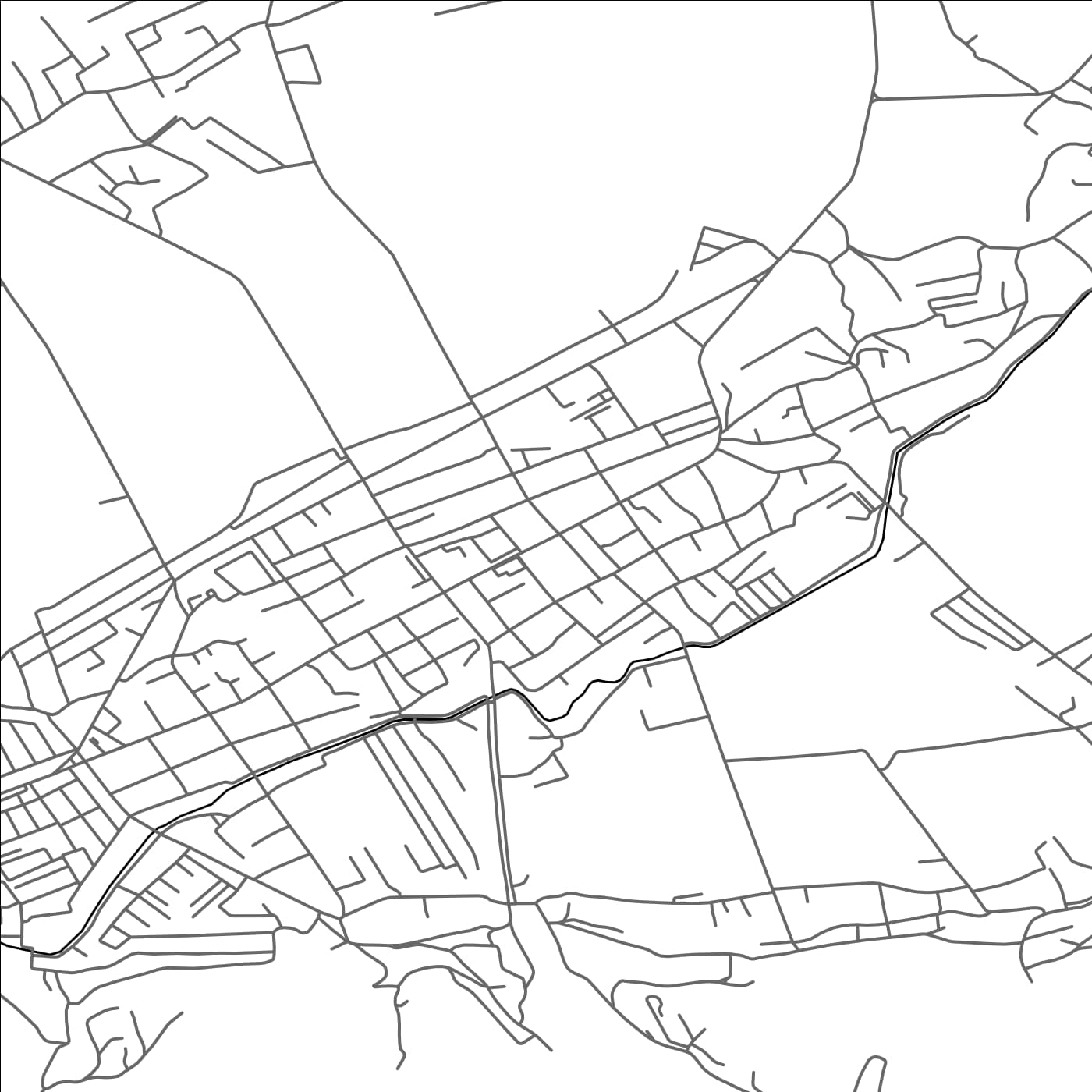 ROAD MAP OF SOMONIYON, TAJIKISTAN BY MAPBAKES