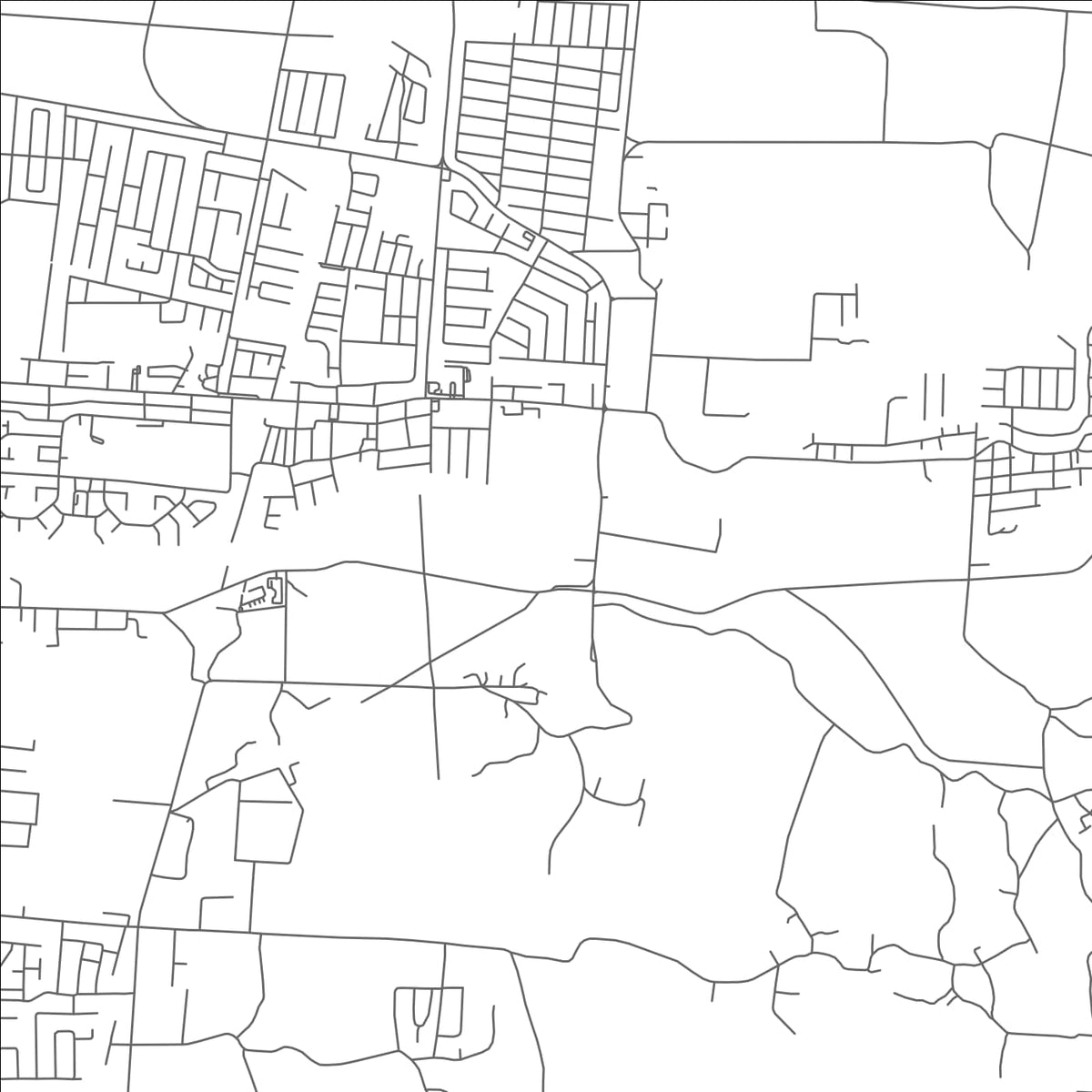 ROAD MAP OF COUVA, TRINIDAD AND TOBAGO BY MAPBAKES