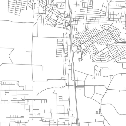 ROAD MAP OF EDINBURGH, TRINIDAD AND TOBAGO BY MAPBAKES