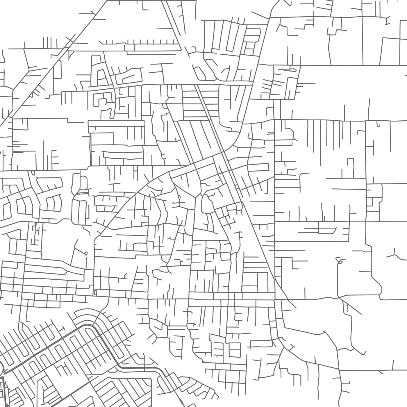 ROAD MAP OF ENTERPRISE, TRINIDAD AND TOBAGO BY MAPBAKES