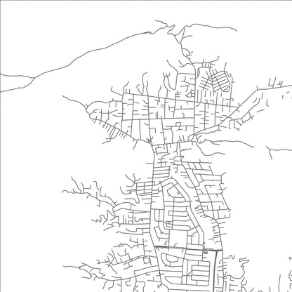 ROAD MAP OF GREEN HILL, TRINIDAD AND TOBAGO BY MAPBAKES