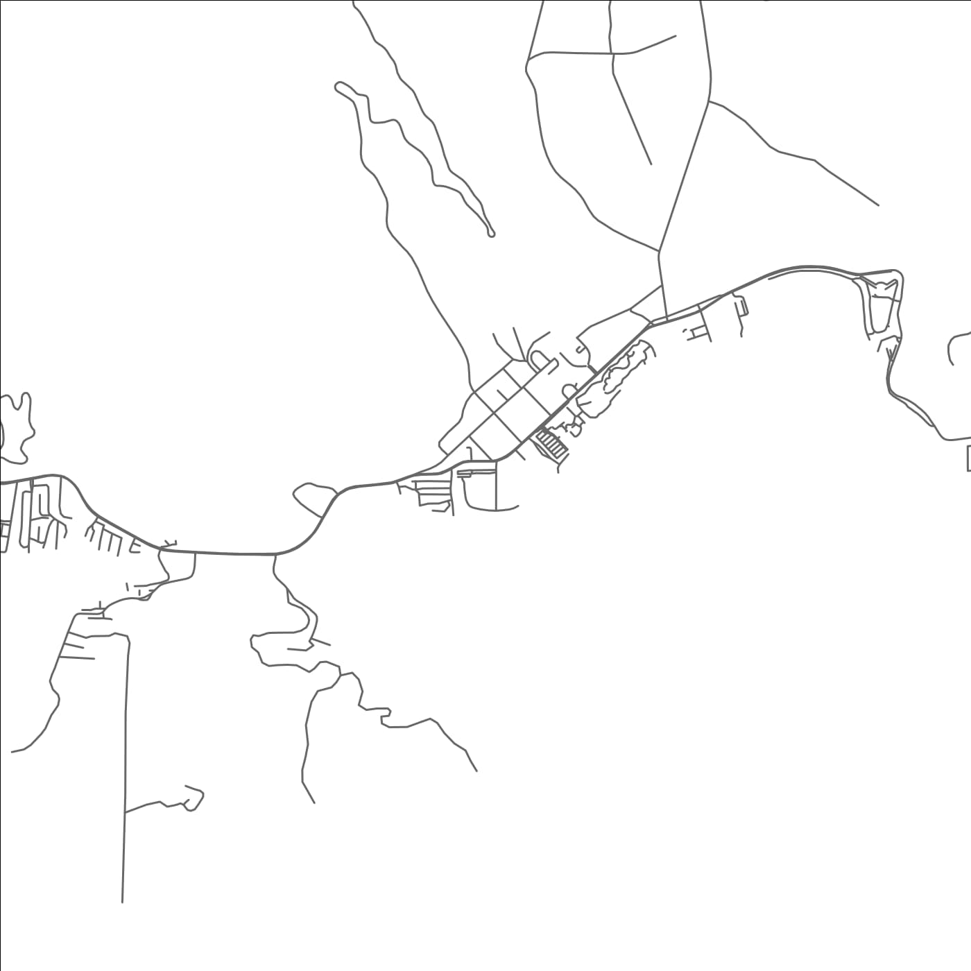 ROAD MAP OF HART’S CUT, TRINIDAD AND TOBAGO BY MAPBAKES