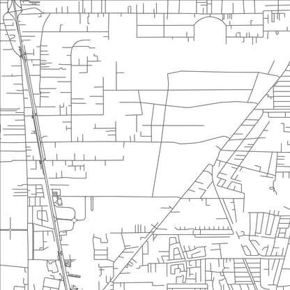 ROAD MAP OF JERMINGHAM JUNCTION, TRINIDAD AND TOBAGO BY MAPBAKES