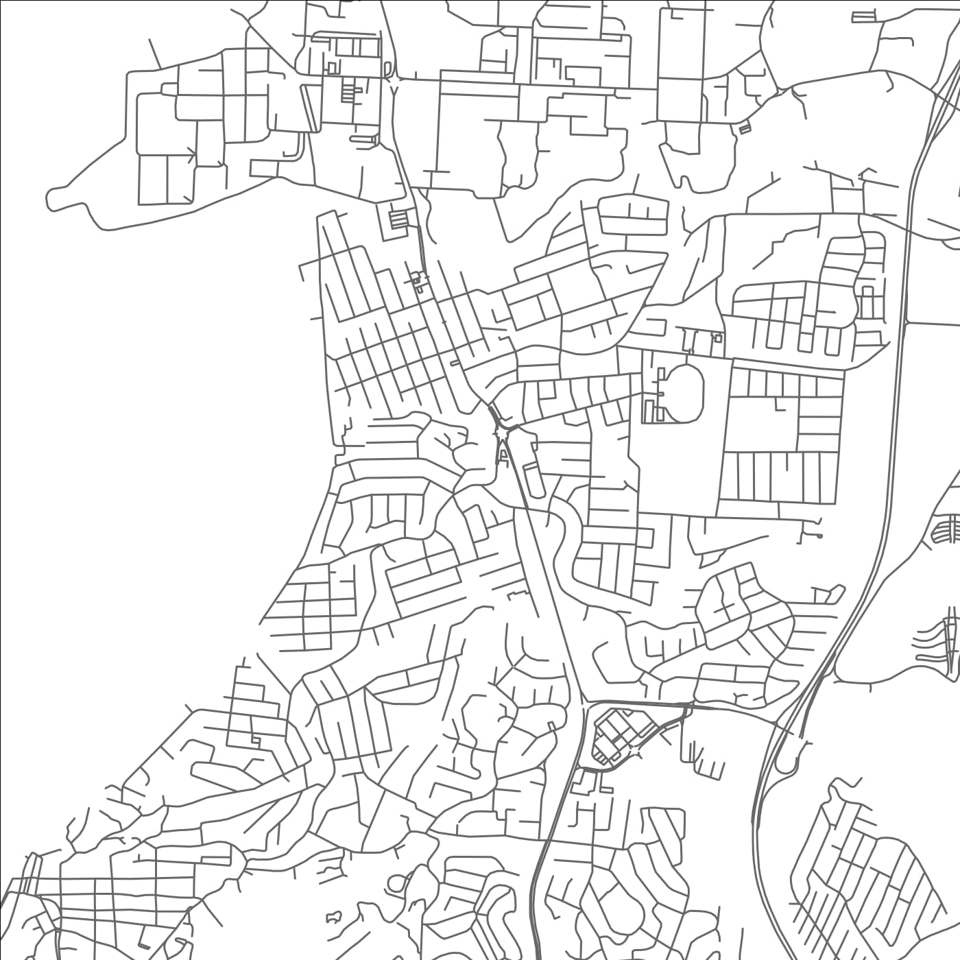 ROAD MAP OF MARABELLA, TRINIDAD AND TOBAGO BY MAPBAKES