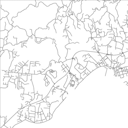 ROAD MAP OF MOUNT GRACE, TRINIDAD AND TOBAGO BY MAPBAKES