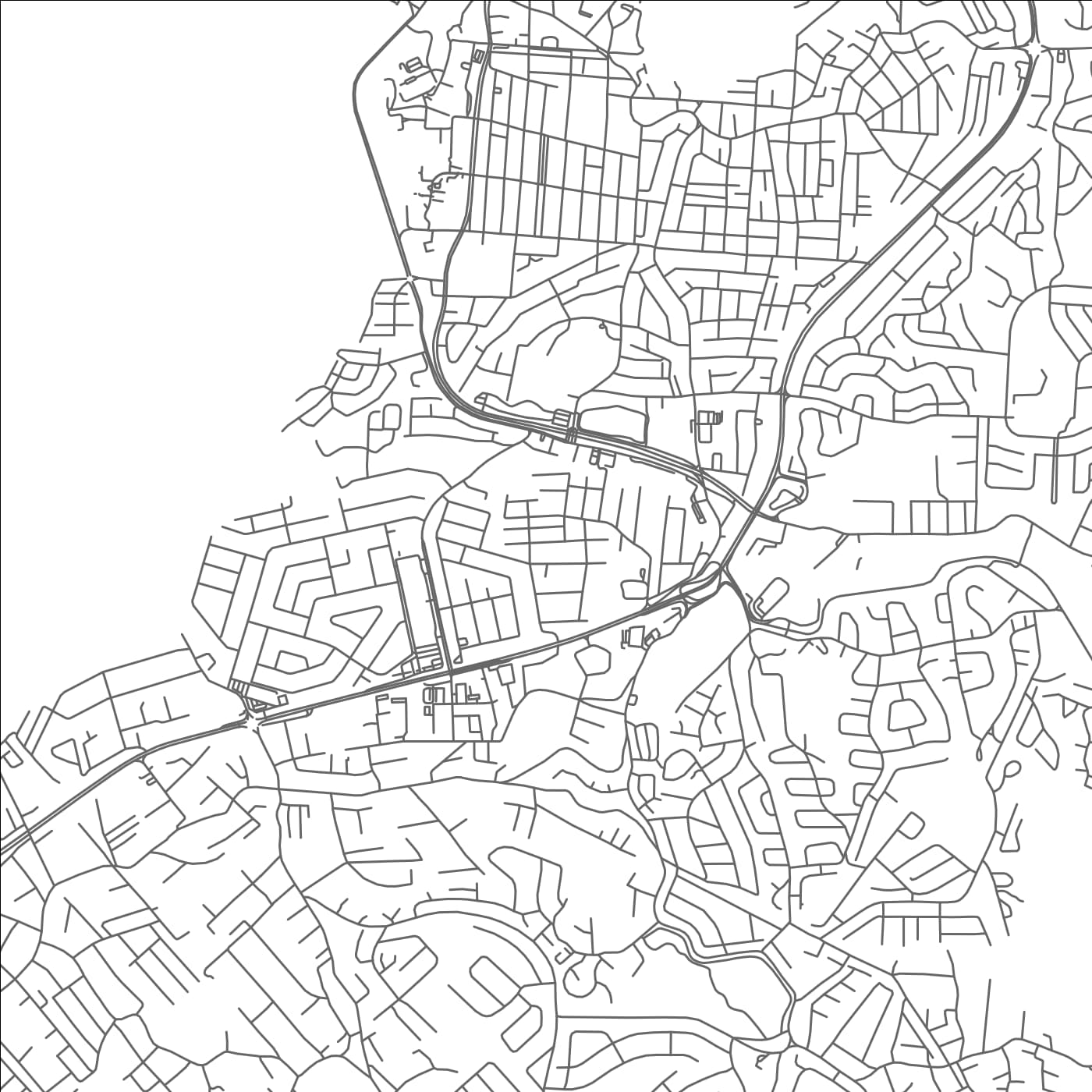 ROAD MAP OF PALMISTE, TRINIDAD AND TOBAGO BY MAPBAKES