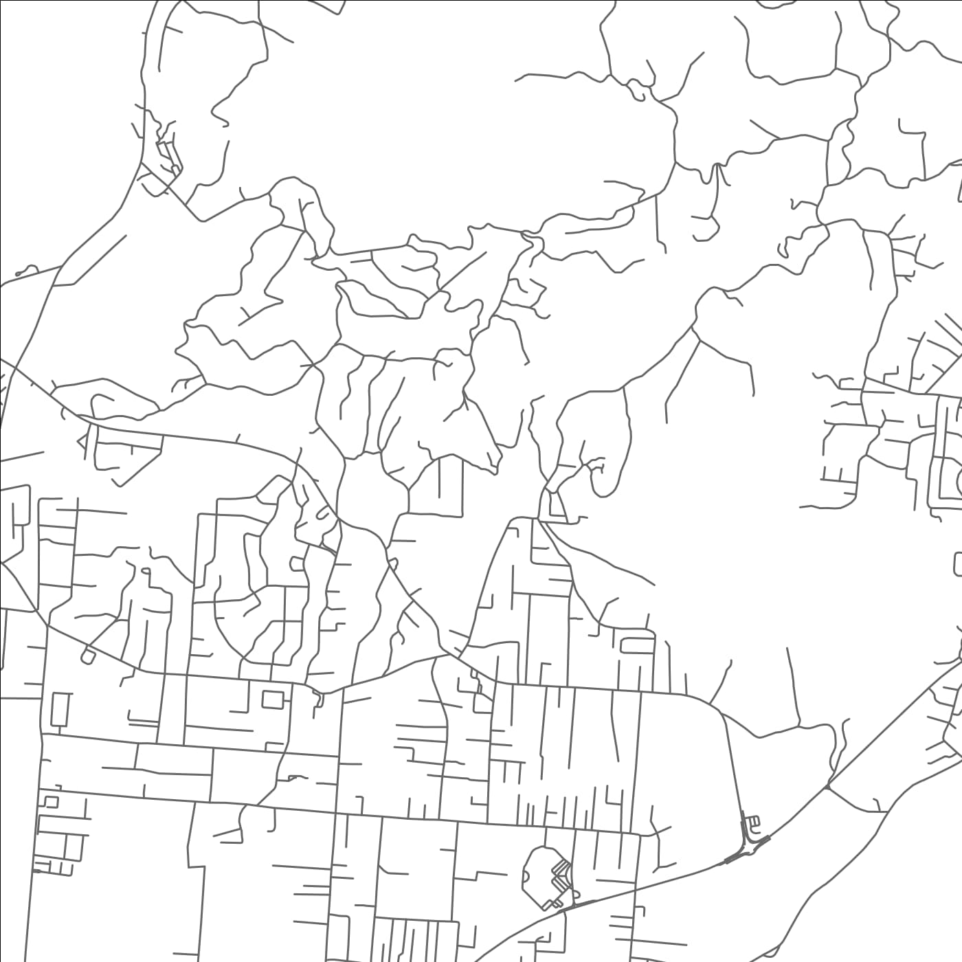 ROAD MAP OF PROSPECT, TRINIDAD AND TOBAGO BY MAPBAKES