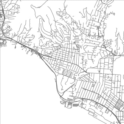 ROAD MAP OF SAINT JAMES, TRINIDAD AND TOBAGO BY MAPBAKES