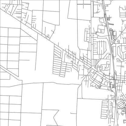 ROAD MAP OF SAINT THOMAS, TRINIDAD AND TOBAGO BY MAPBAKES