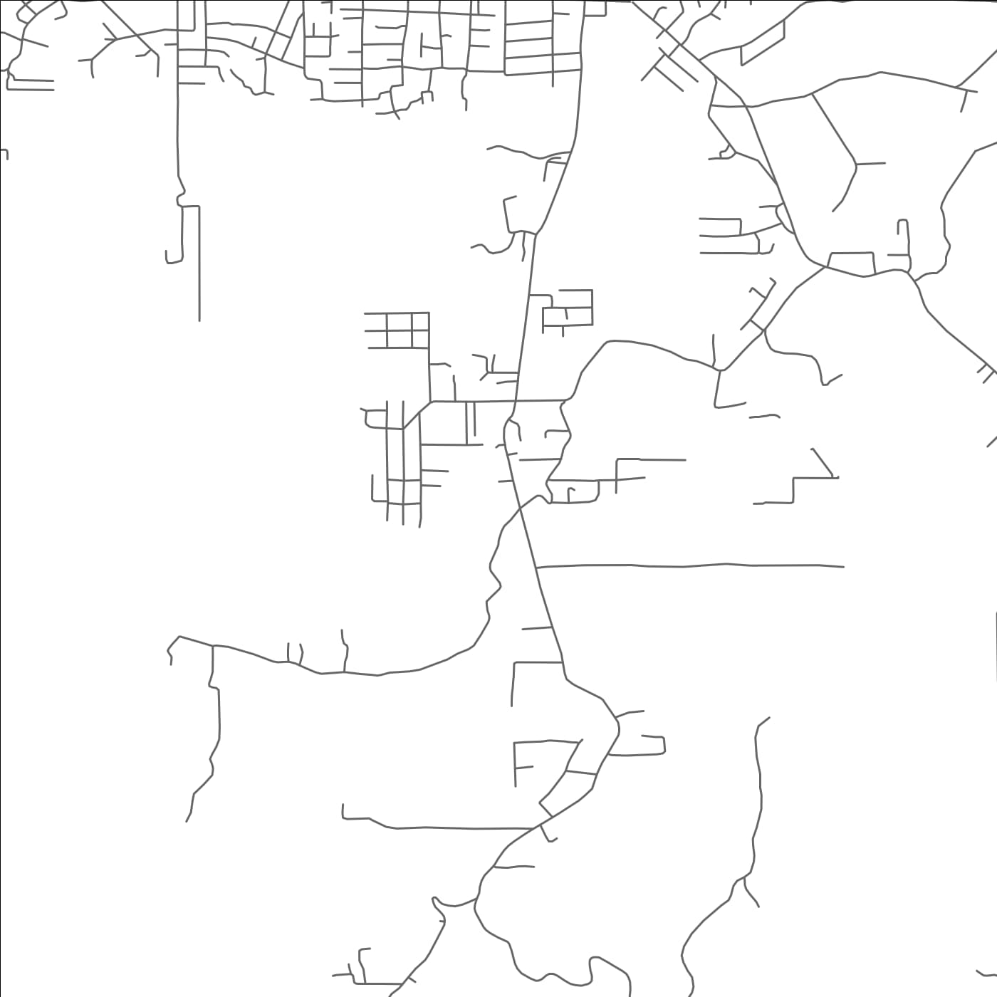 ROAD MAP OF SANGRE GRANDE, TRINIDAD AND TOBAGO BY MAPBAKES