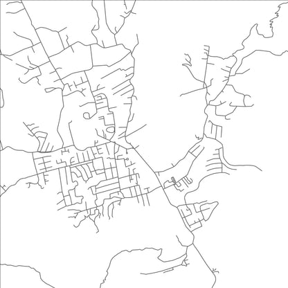 ROAD MAP OF SANTA CRUZ, TRINIDAD AND TOBAGO BY MAPBAKES