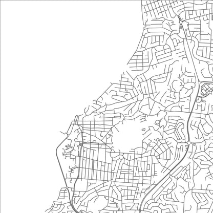 ROAD MAP OF SPRING VALE, TRINIDAD AND TOBAGO BY MAPBAKES