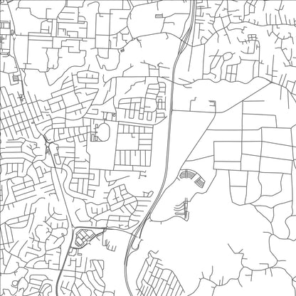 ROAD MAP OF UNION, TRINIDAD AND TOBAGO BY MAPBAKES