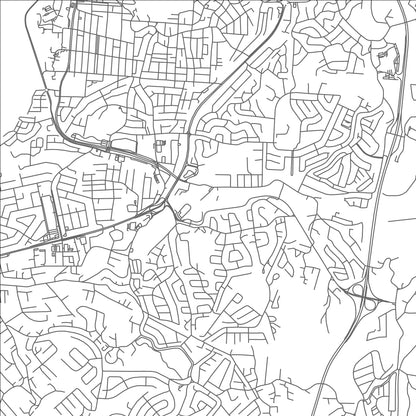 ROAD MAP OF VICTORIA, TRINIDAD AND TOBAGO BY MAPBAKES