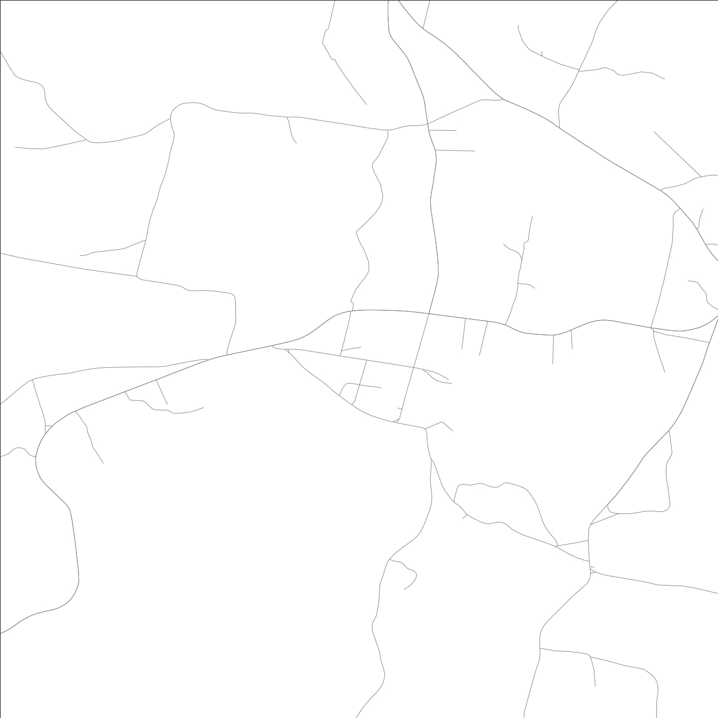 ROAD MAP OF CORNWALL, CONNECTICUT BY MAPBAKES