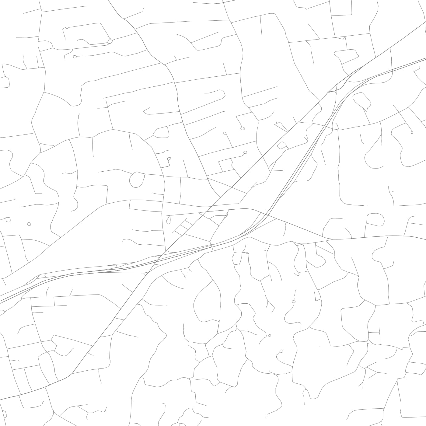 ROAD MAP OF DARIEN DOWNTOWN, CONNECTICUT BY MAPBAKES