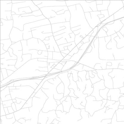 ROAD MAP OF DARIEN DOWNTOWN, CONNECTICUT BY MAPBAKES