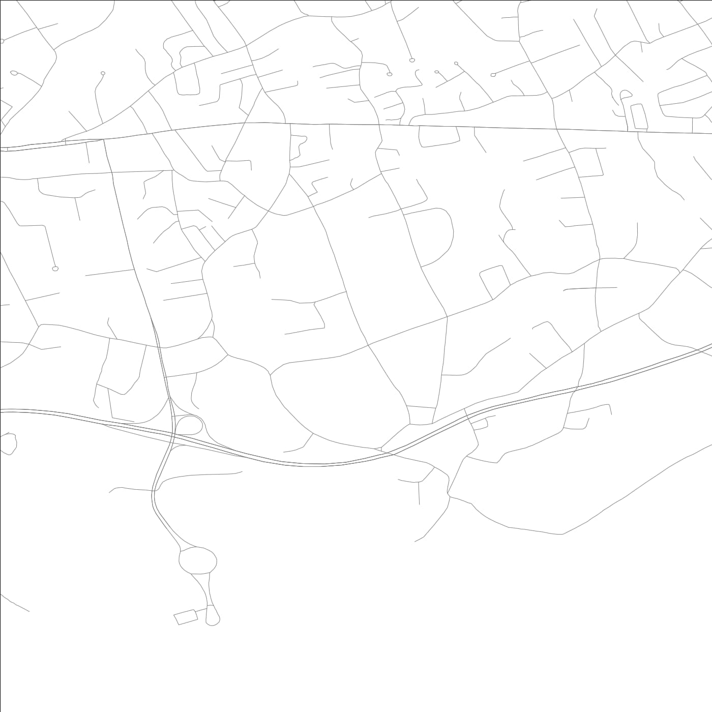 ROAD MAP OF GREENS FARMS, CONNECTICUT BY MAPBAKES