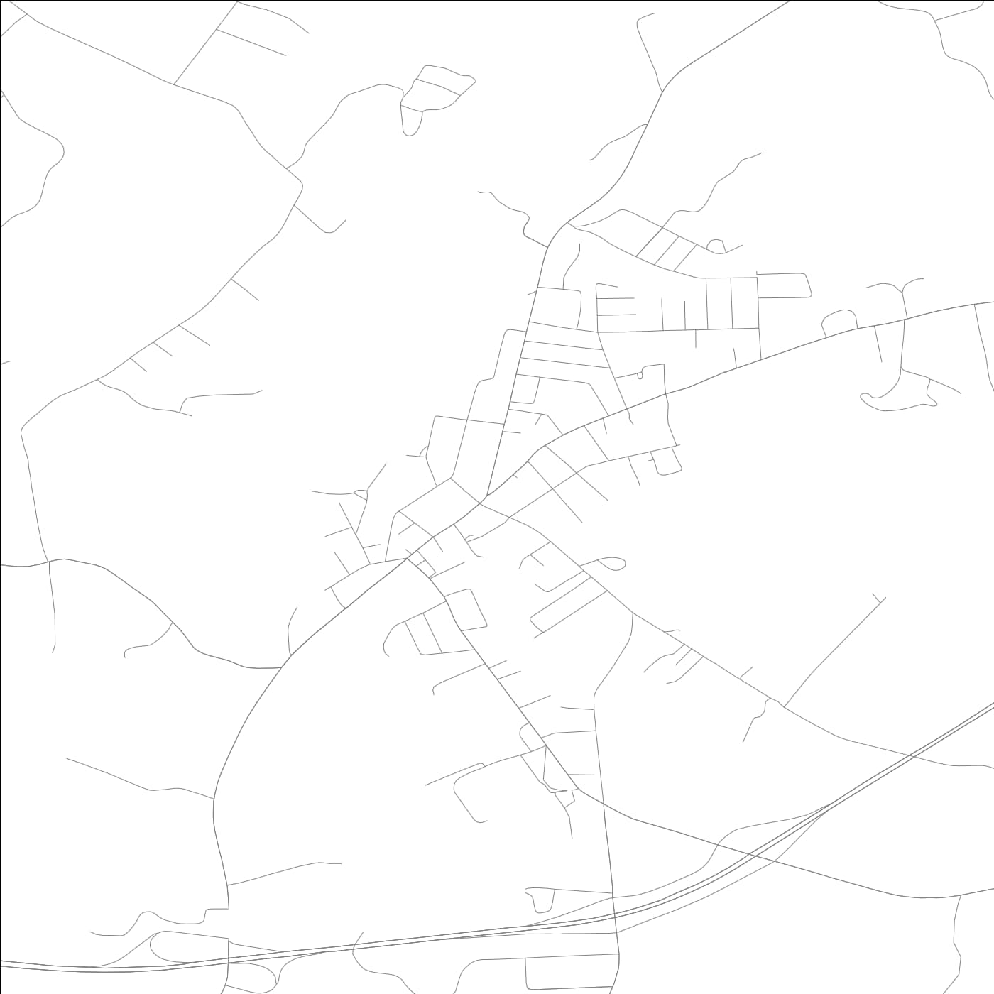 ROAD MAP OF JEWETT CITY, CONNECTICUT BY MAPBAKES