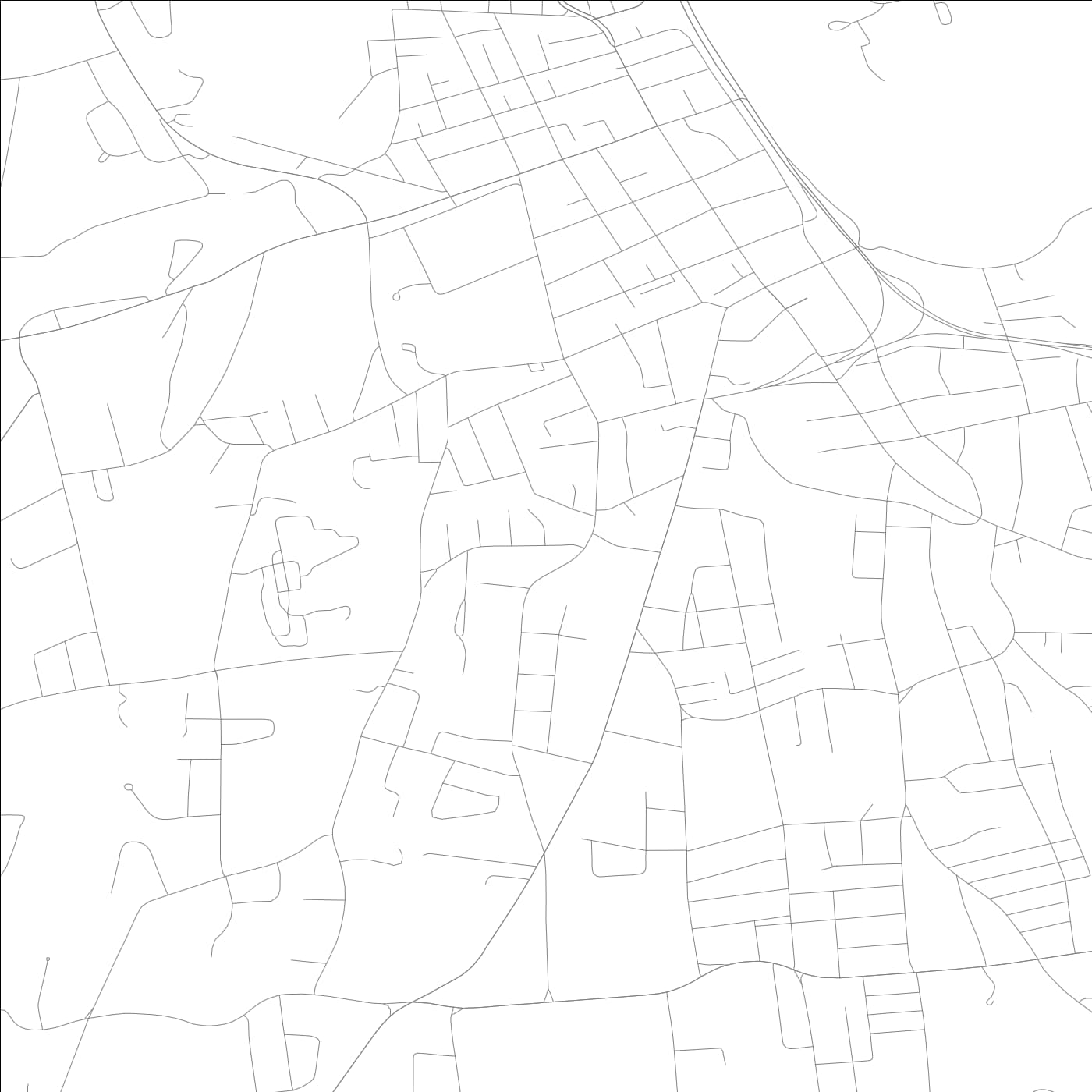 ROAD MAP OF MIDDLETOWN, CONNECTICUT BY MAPBAKES