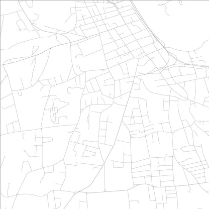 ROAD MAP OF MIDDLETOWN, CONNECTICUT BY MAPBAKES