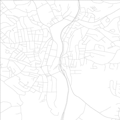 ROAD MAP OF NAUGATUCK, CONNECTICUT BY MAPBAKES