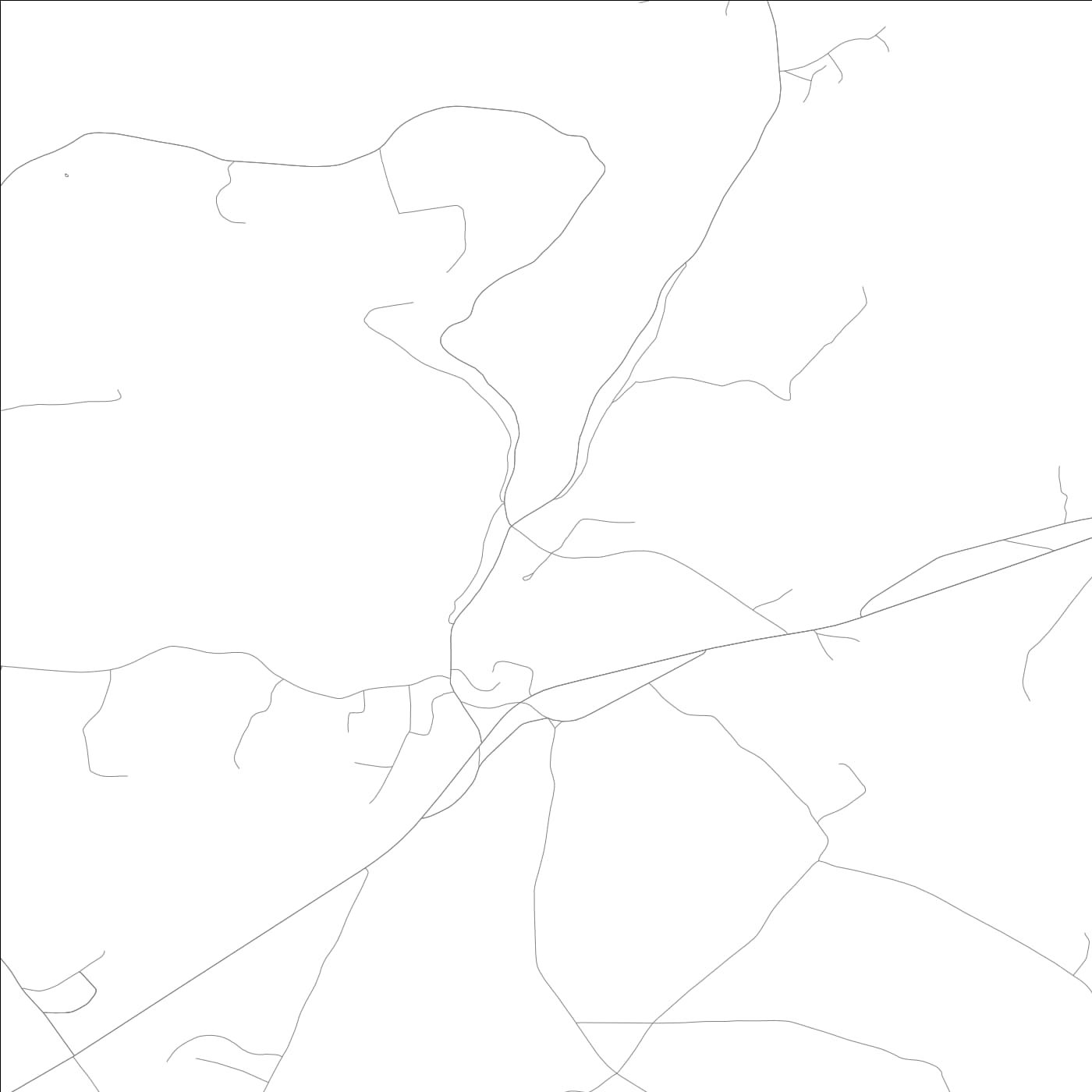 ROAD MAP OF NEW PRESTON, CONNECTICUT BY MAPBAKES