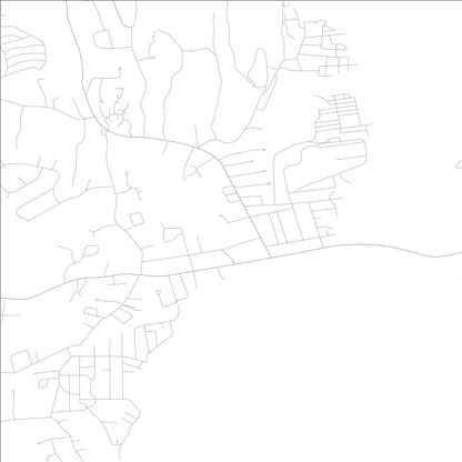 ROAD MAP OF NIANTIC, CONNECTICUT BY MAPBAKES