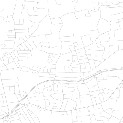ROAD MAP OF NOROTON HEIGHTS, CONNECTICUT BY MAPBAKES