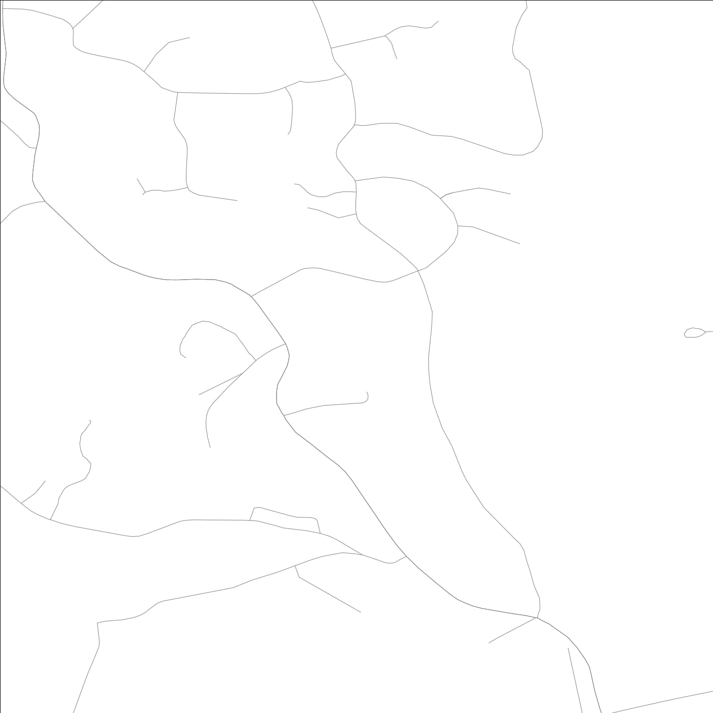 ROAD MAP OF NORTH GRANBY, CONNECTICUT BY MAPBAKES