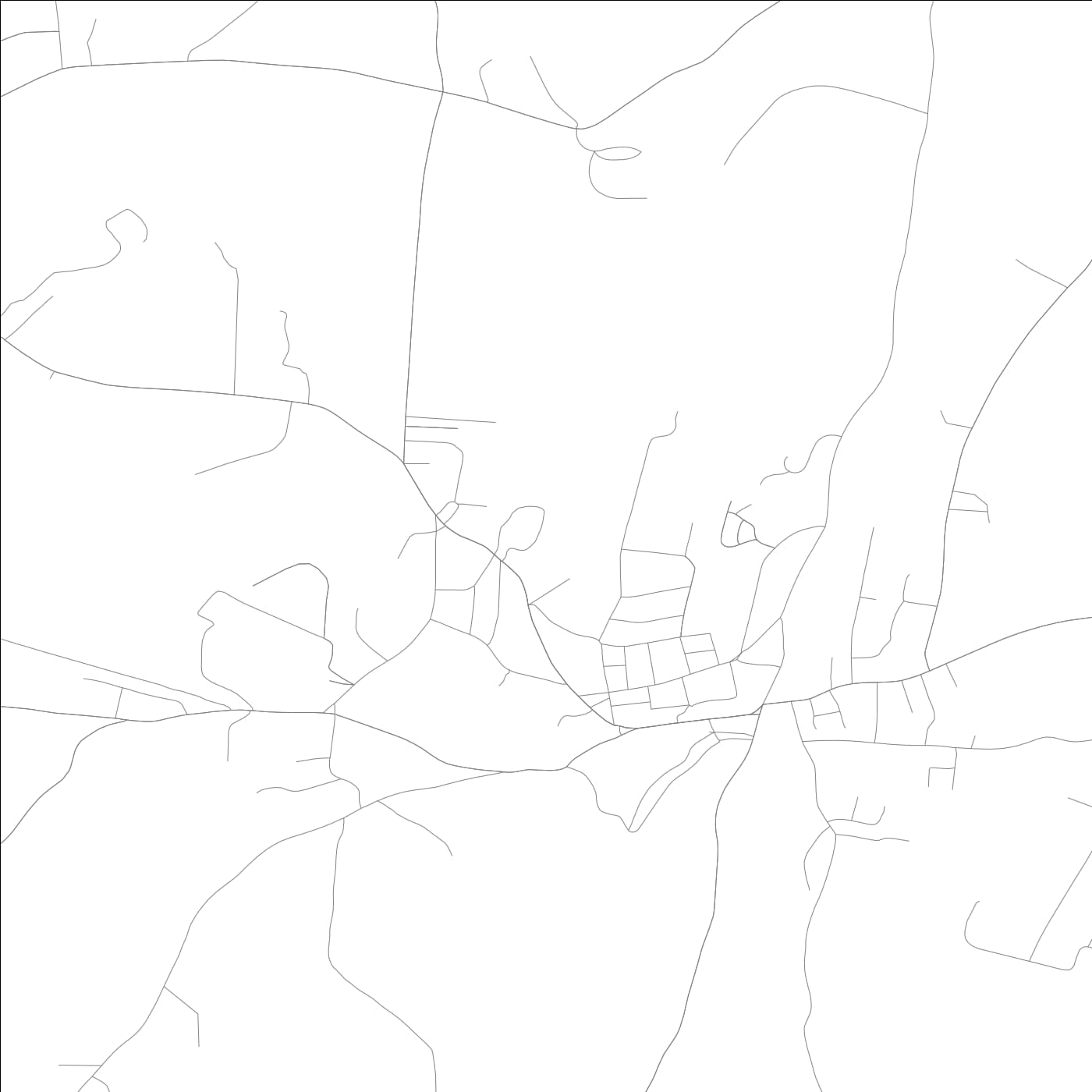 ROAD MAP OF STAFFORD SPRINGS, CONNECTICUT BY MAPBAKES