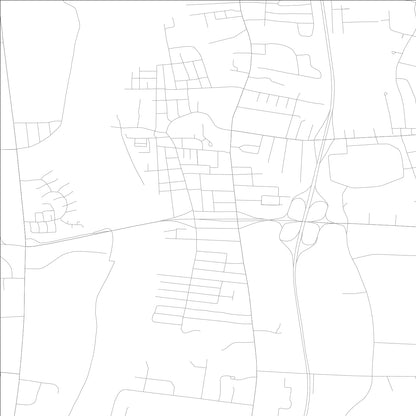 ROAD MAP OF THOMPSONVILLE, CONNECTICUT BY MAPBAKES