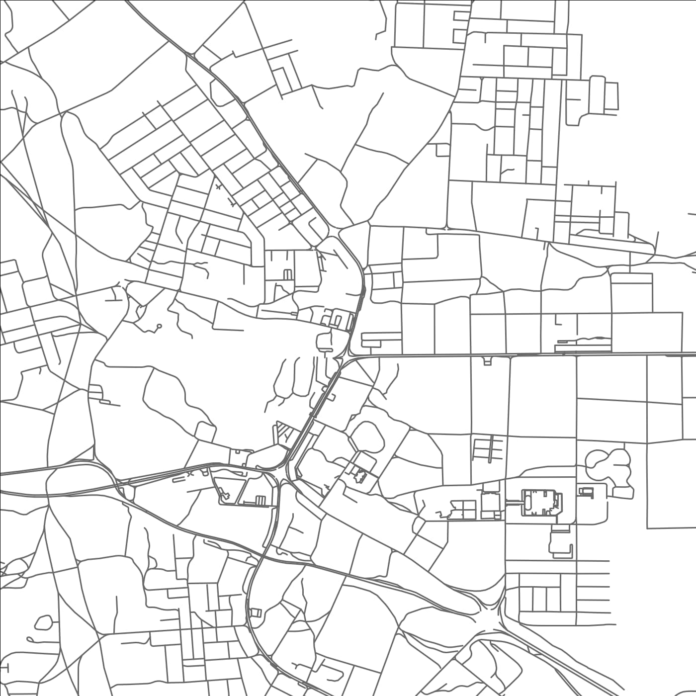 ROAD MAP OF ADH DHAYD, UNITED ARAB EMIRATES BY MAPBAKES