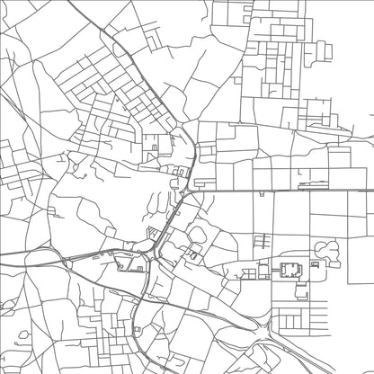 ROAD MAP OF ADH DHAYD, UNITED ARAB EMIRATES BY MAPBAKES