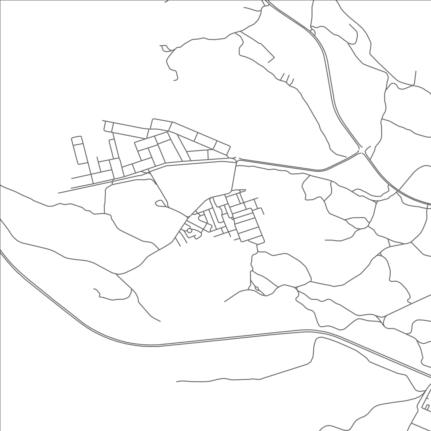 ROAD MAP OF AL GISSEMARI, UNITED ARAB EMIRATES BY MAPBAKES