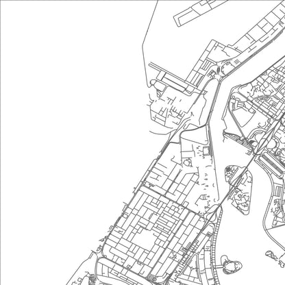 ROAD MAP OF AL JAZĪRAH, UNITED ARAB EMIRATES BY MAPBAKES