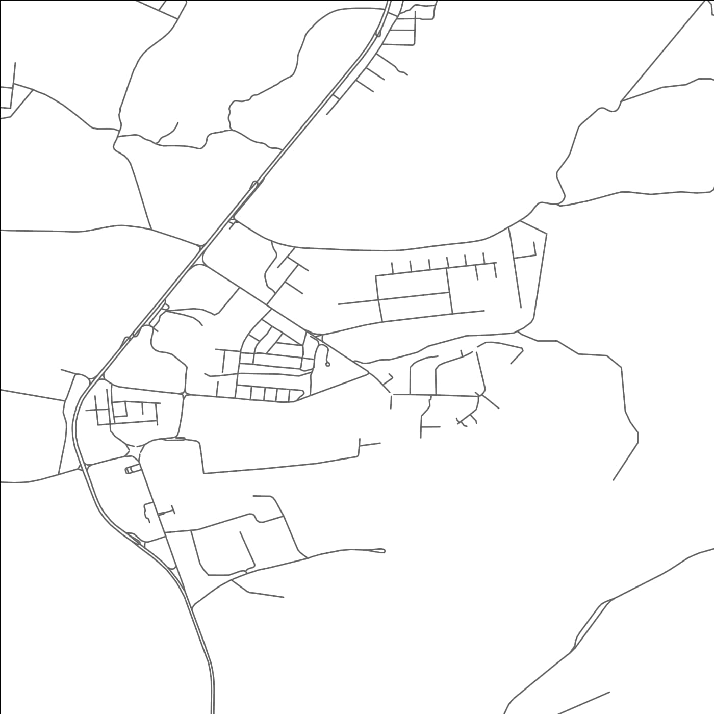 ROAD MAP OF AL MANĀMAH, UNITED ARAB EMIRATES BY MAPBAKES