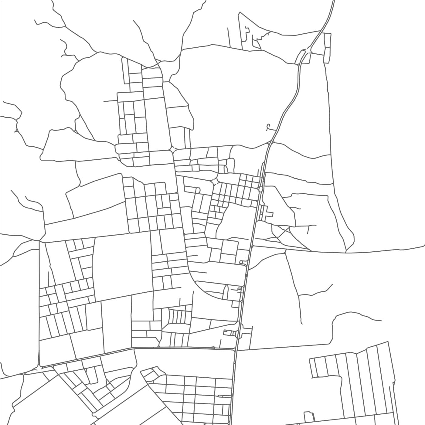 ROAD MAP OF BADĪYAH, UNITED ARAB EMIRATES BY MAPBAKES