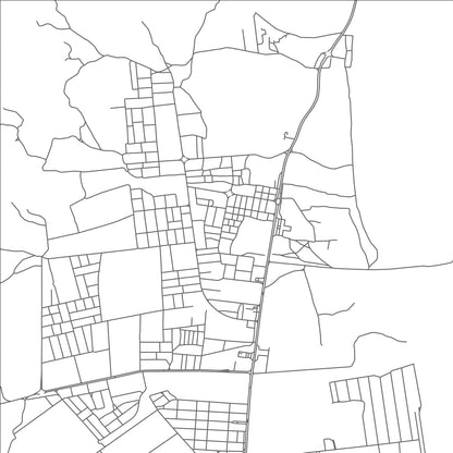 ROAD MAP OF BADĪYAH, UNITED ARAB EMIRATES BY MAPBAKES